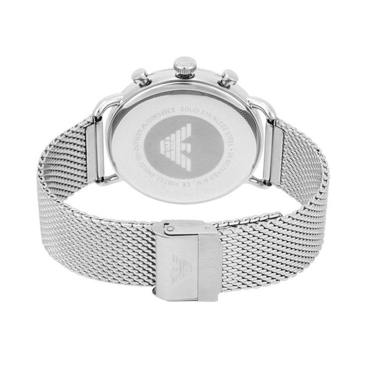 EMPORIO ARMANI AR11104 Black Aviator Watch For Men