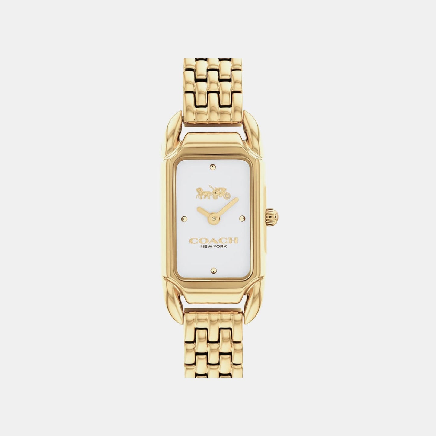Cadie Women Quartz White Dial Analog Stainless Steel Watch 14504036