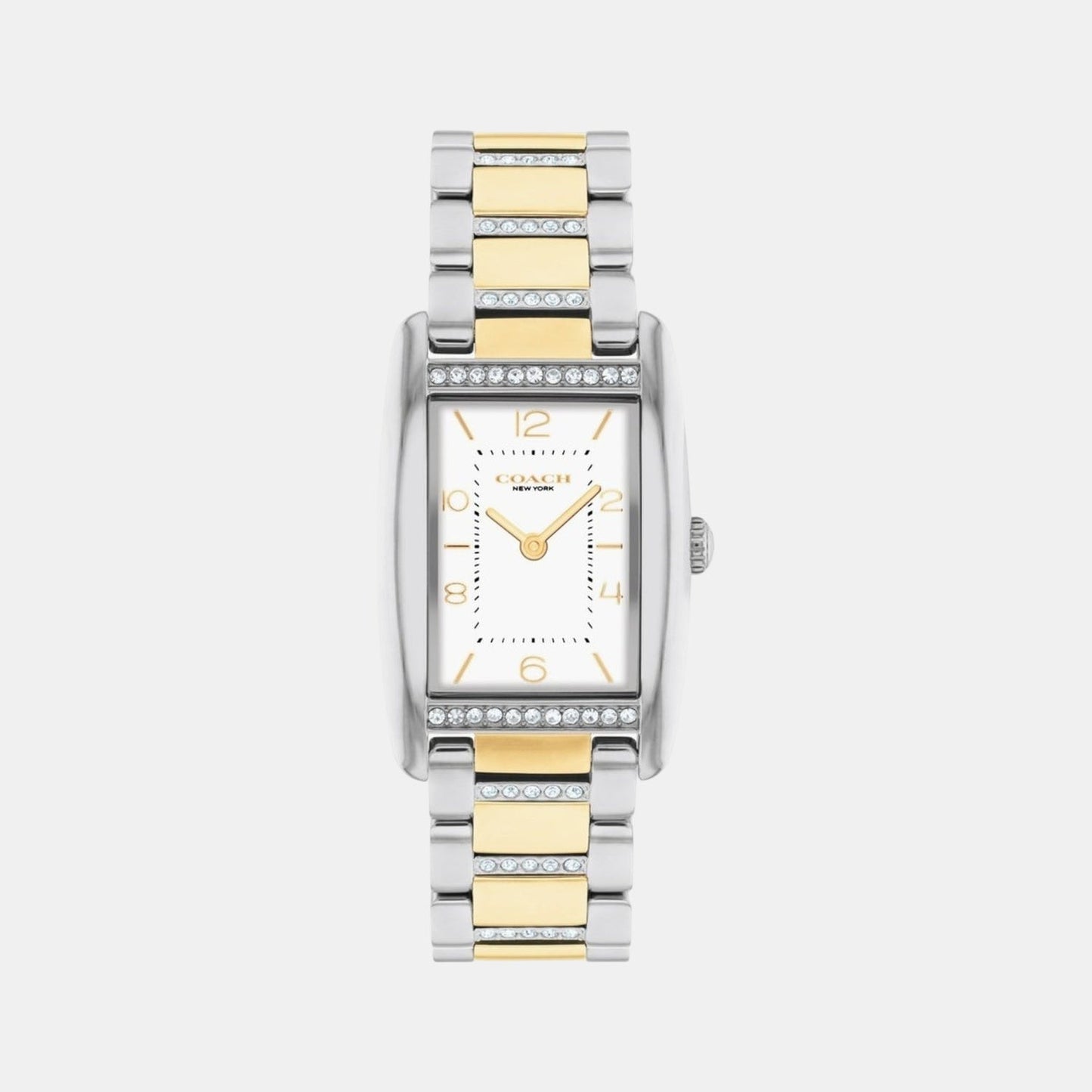 Reese Women Quartz White Dial Analog Stainless Steel Watch 14504318