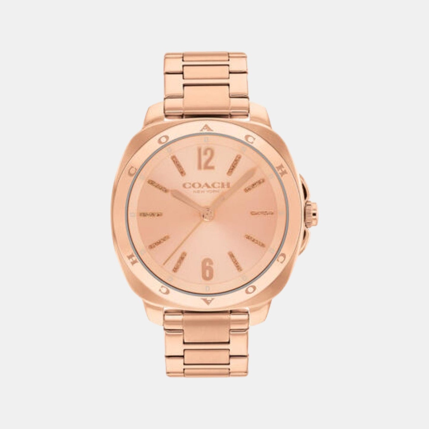 Kitt Women Quartz Pink Dial Analog Stainless Steel Watch 14504479
