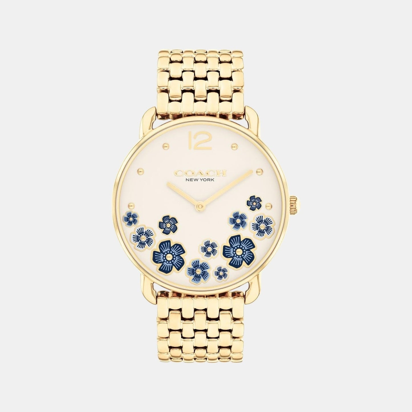 Elliot Women Quartz Beige Dial Analog Stainless Steel Watch 14504517