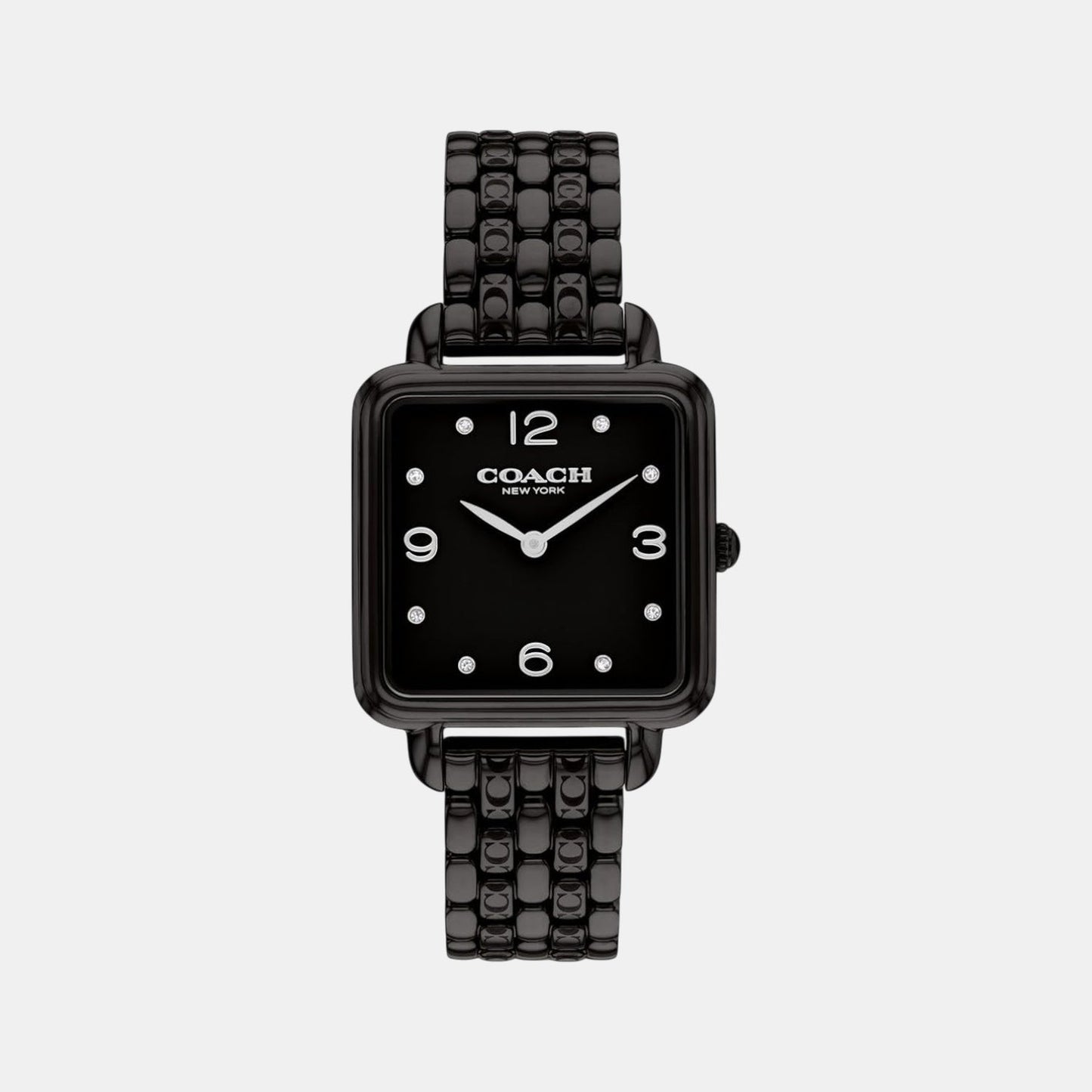 Cass Women Quartz Black Dial Analog Stainless Steel Watch 14504533