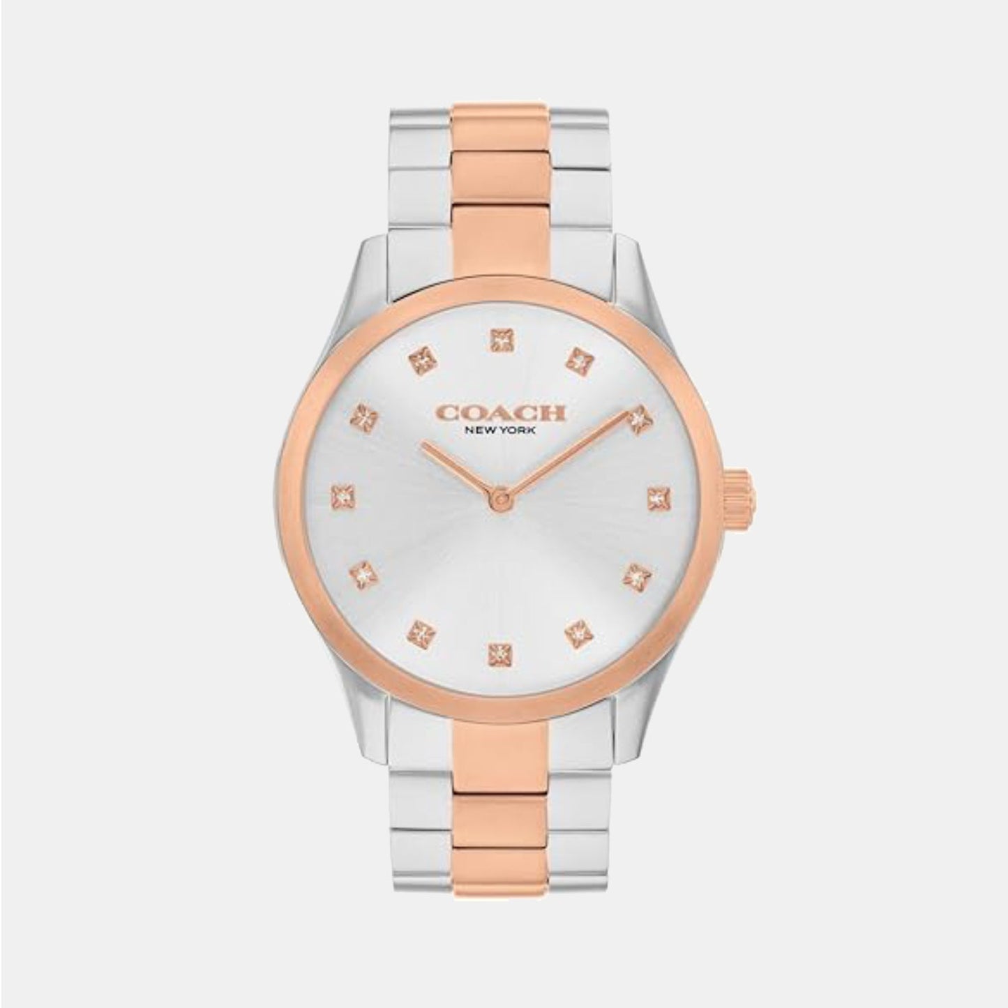 Brooks Women Quartz Silver Dial Analog Stainless Steel Watch 14504537