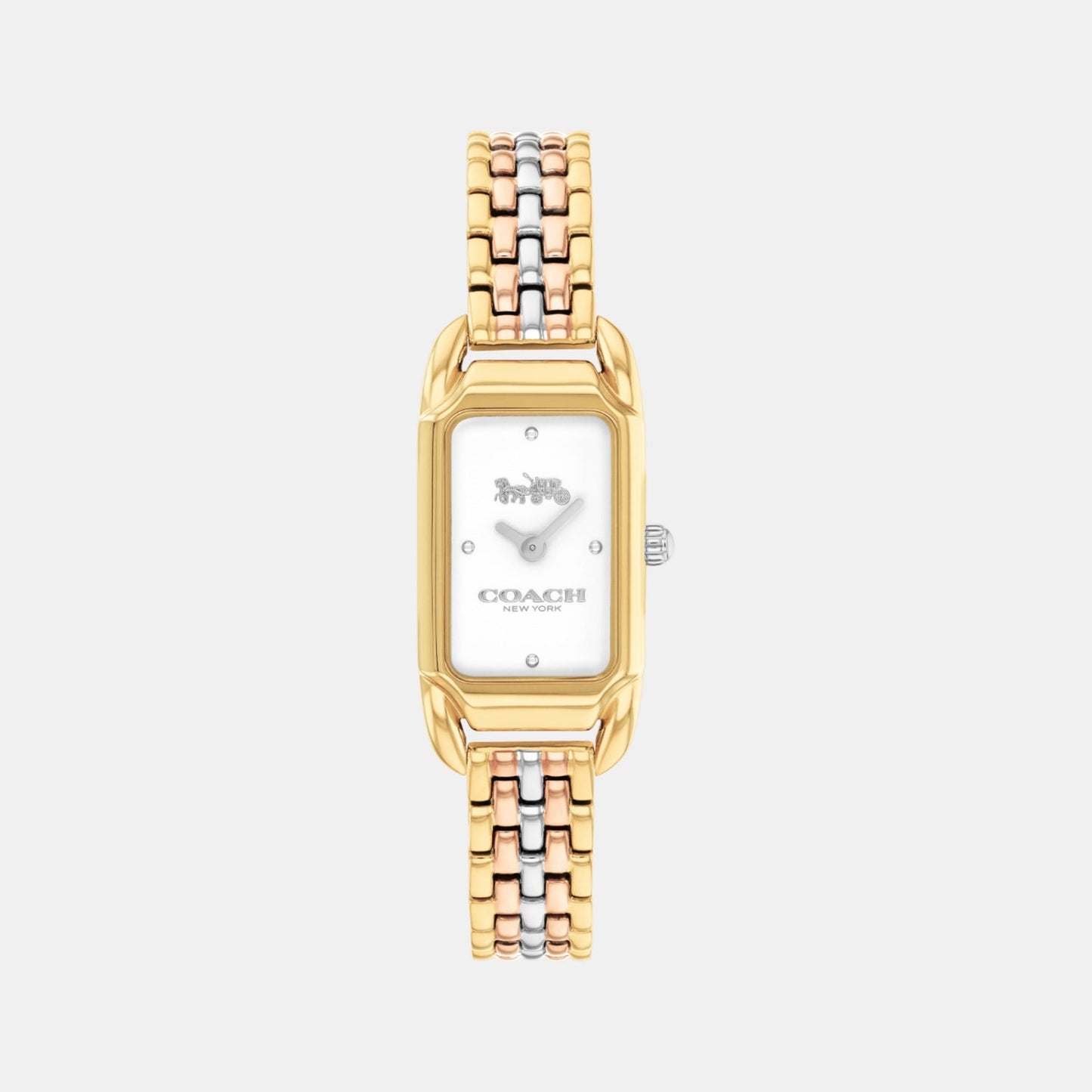 Cadie Women Quartz White Dial Analog Stainless Steel Watch 14504550