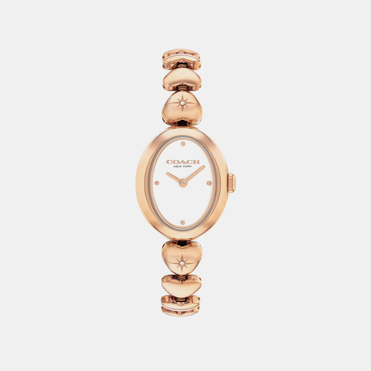 Sammy Women Quartz White Dial Analog Stainless Steel Watch 14504640