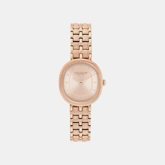 Harlow Women Quartz Rose Gold Dial Analog Stainless Steel Watch 14504661