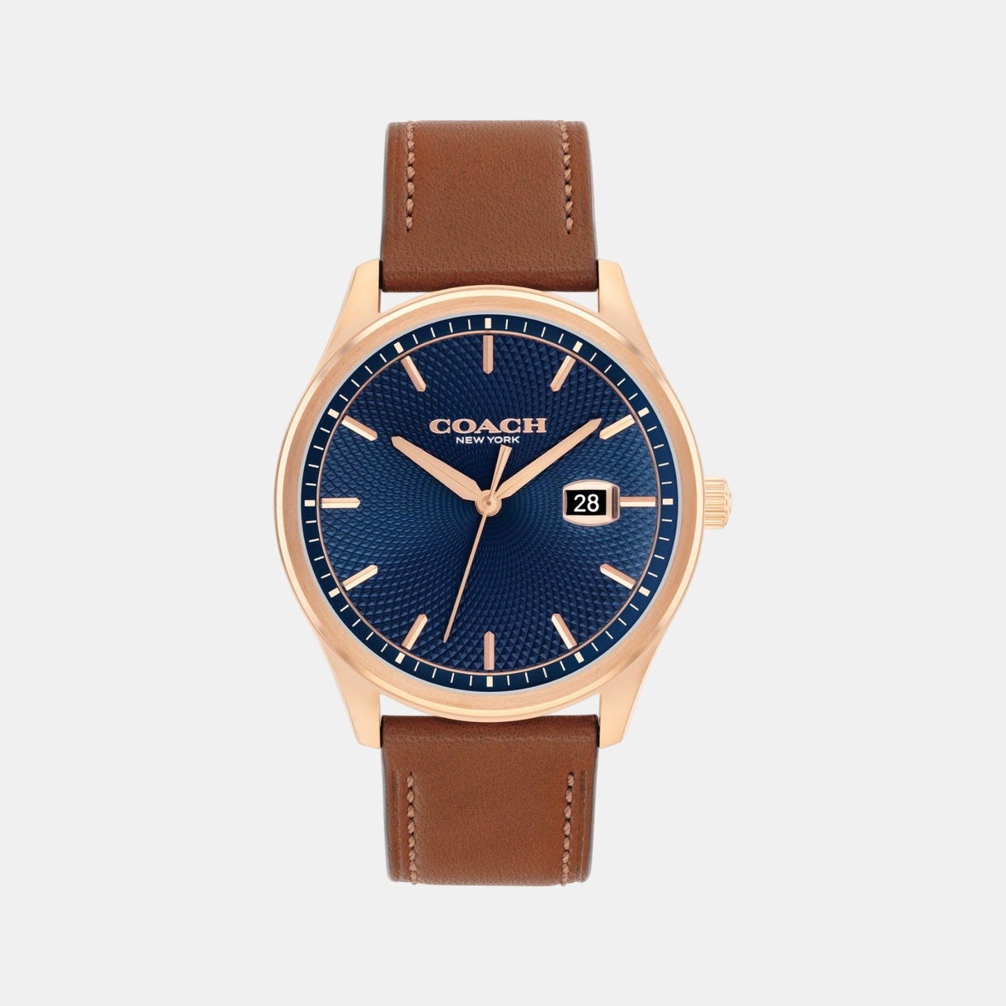 Oliver Men Quartz Blue Dial Analog Stainless Steel Watch 14602755