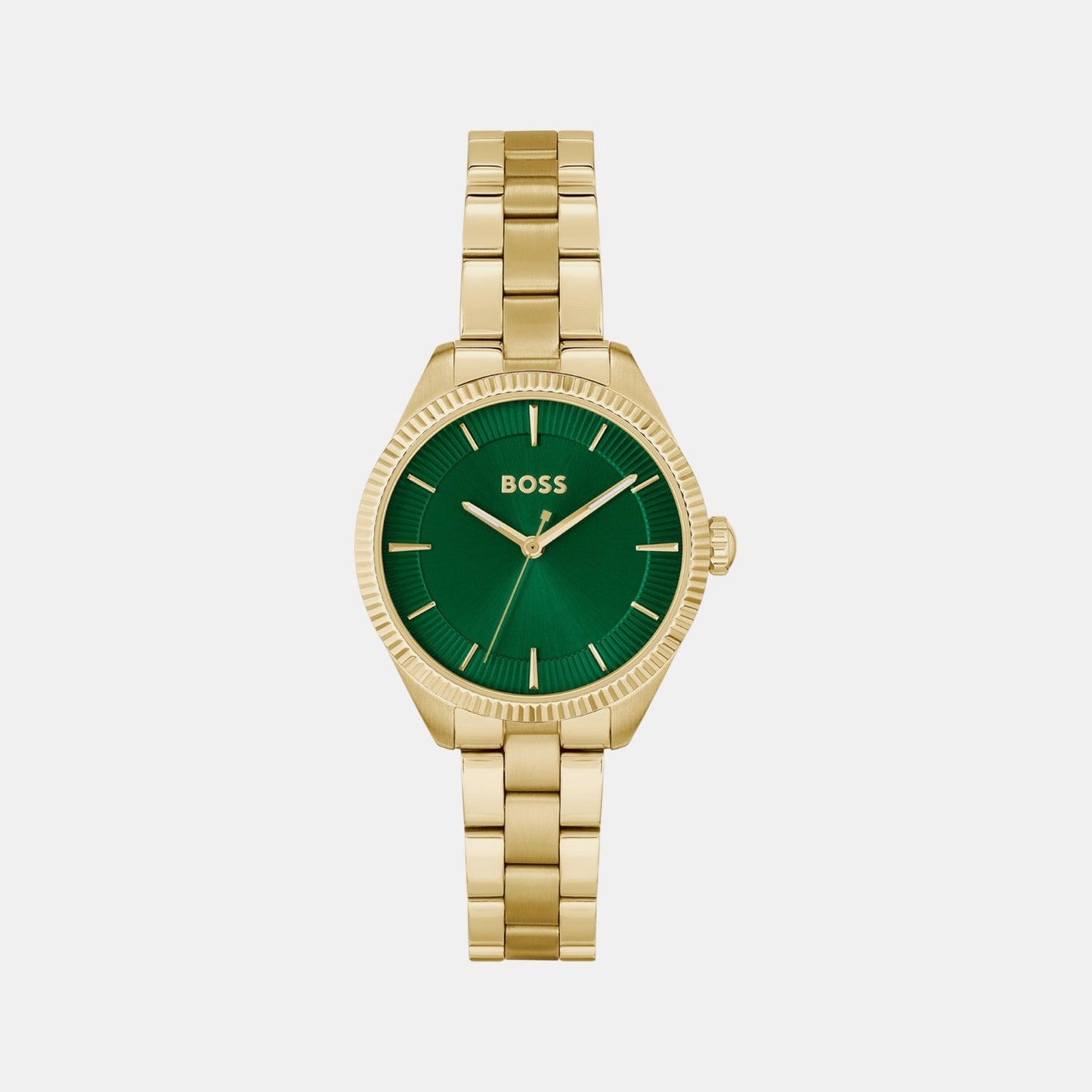Sage Women Quartz Green Dial Analog Stainless Steel Watch 1502729
