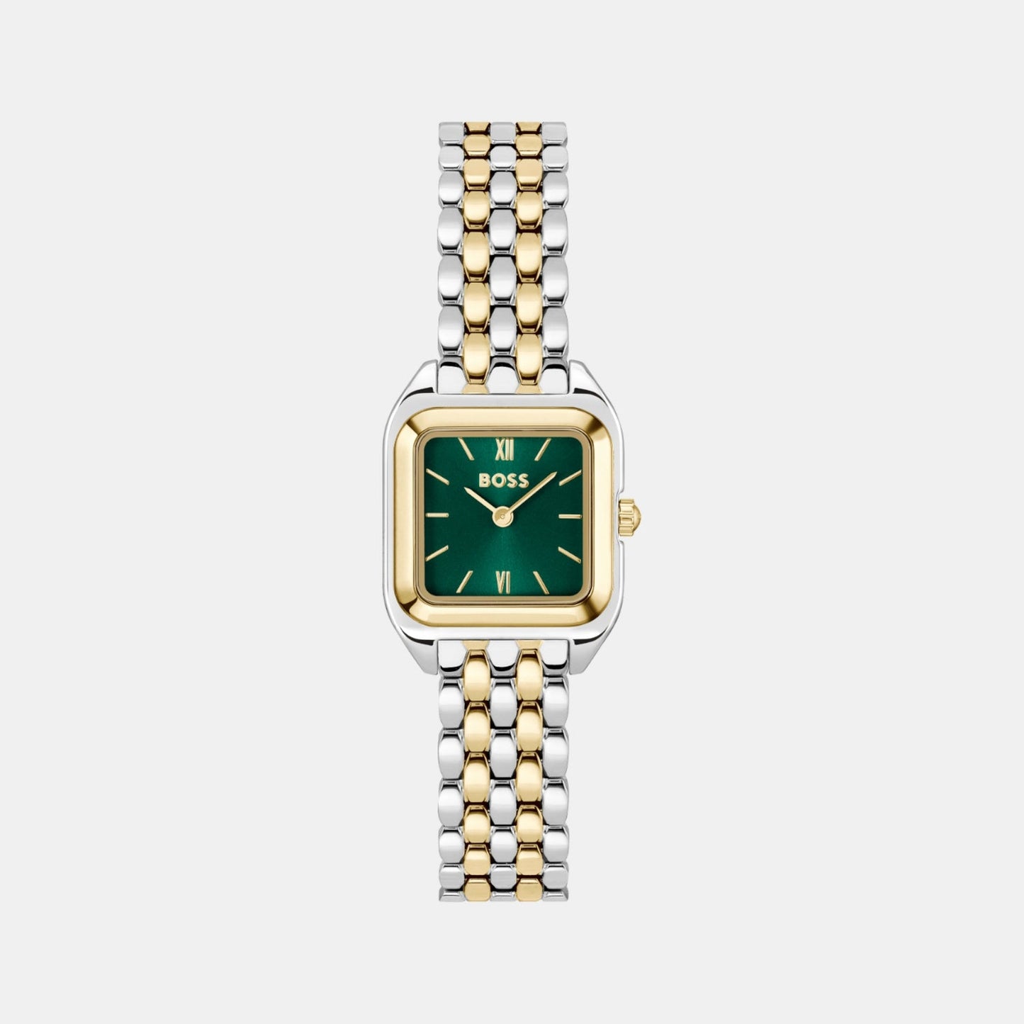 Mae Petite Women Quartz Green Dial Analog Stainless Steel Watch 1502822