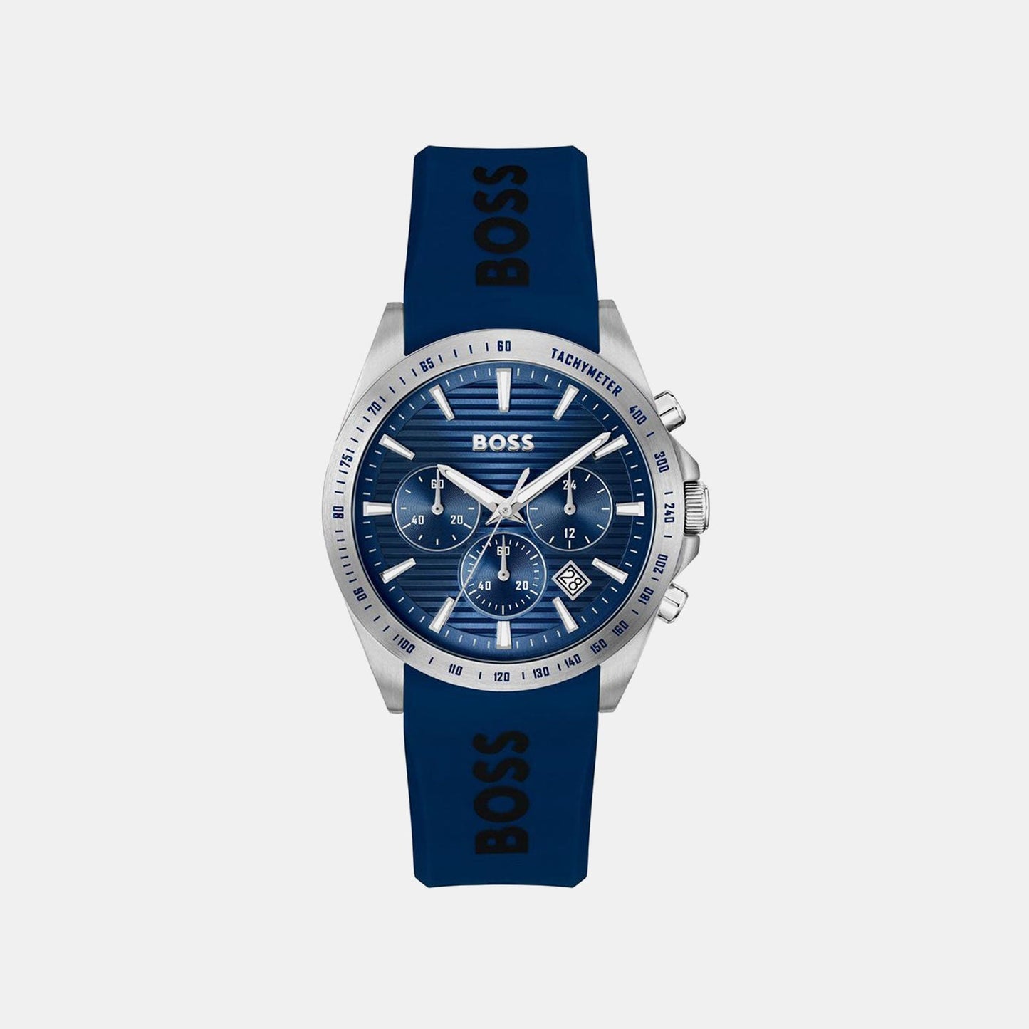 Strike Men Quartz Blue Dial Chronograph Silicone Watch 1514239