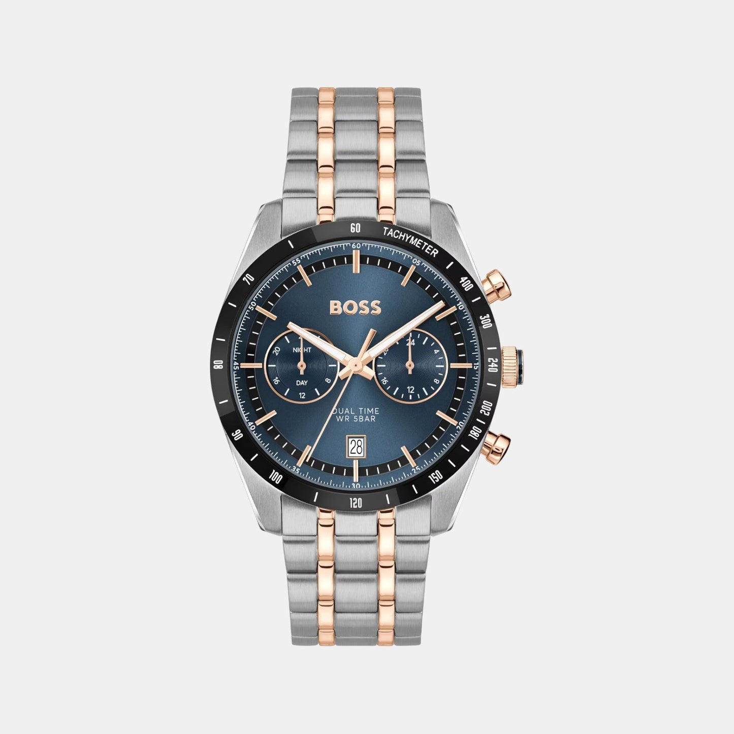 Tourmaster Men Quartz Blue Dial Multi-Function Stainless Steel Watch 1514288