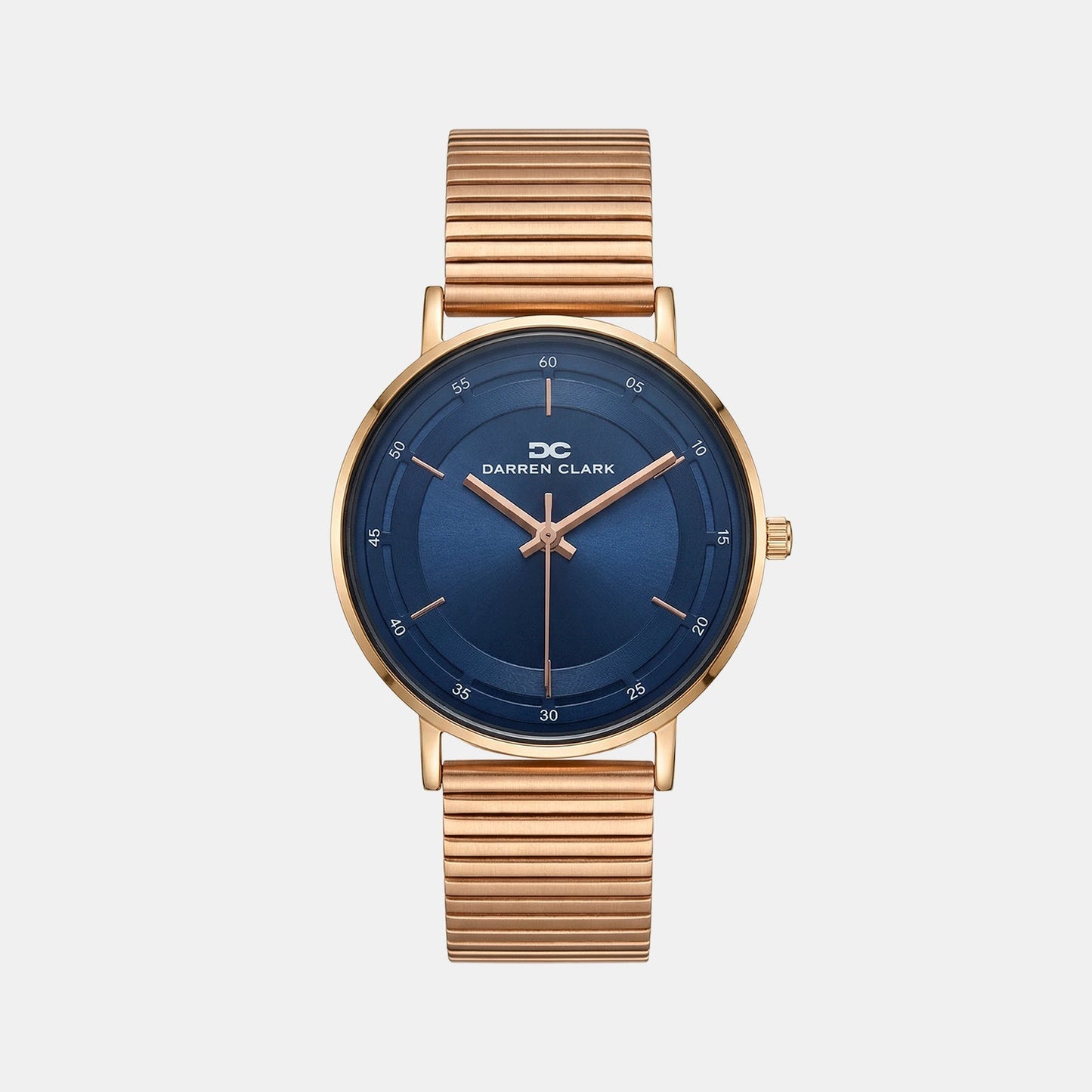 Men Quartz Blue Dial Analog Stainless Steel Watch 1013C-E0305