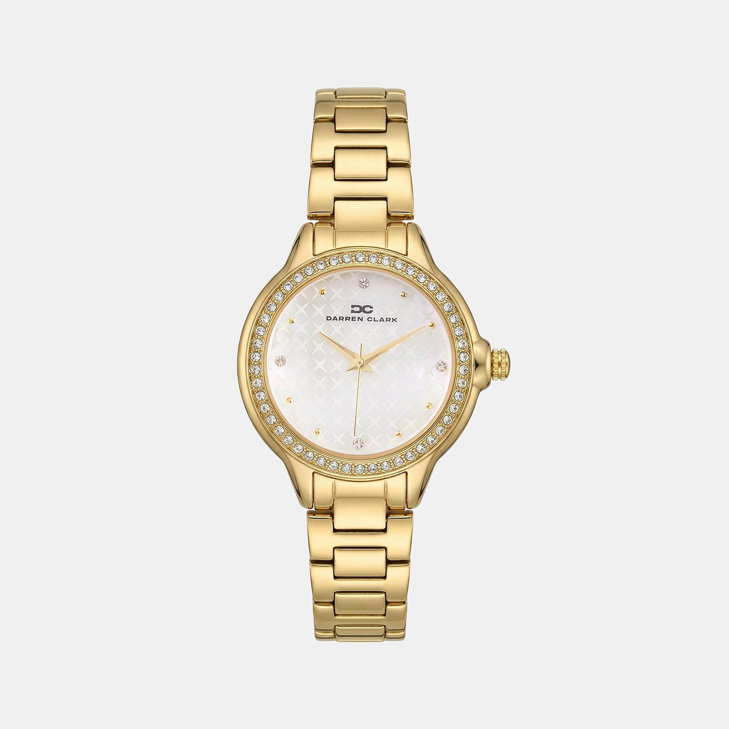 Women Quartz Silver Dial Analog Metal Watch 2015B-M0203
