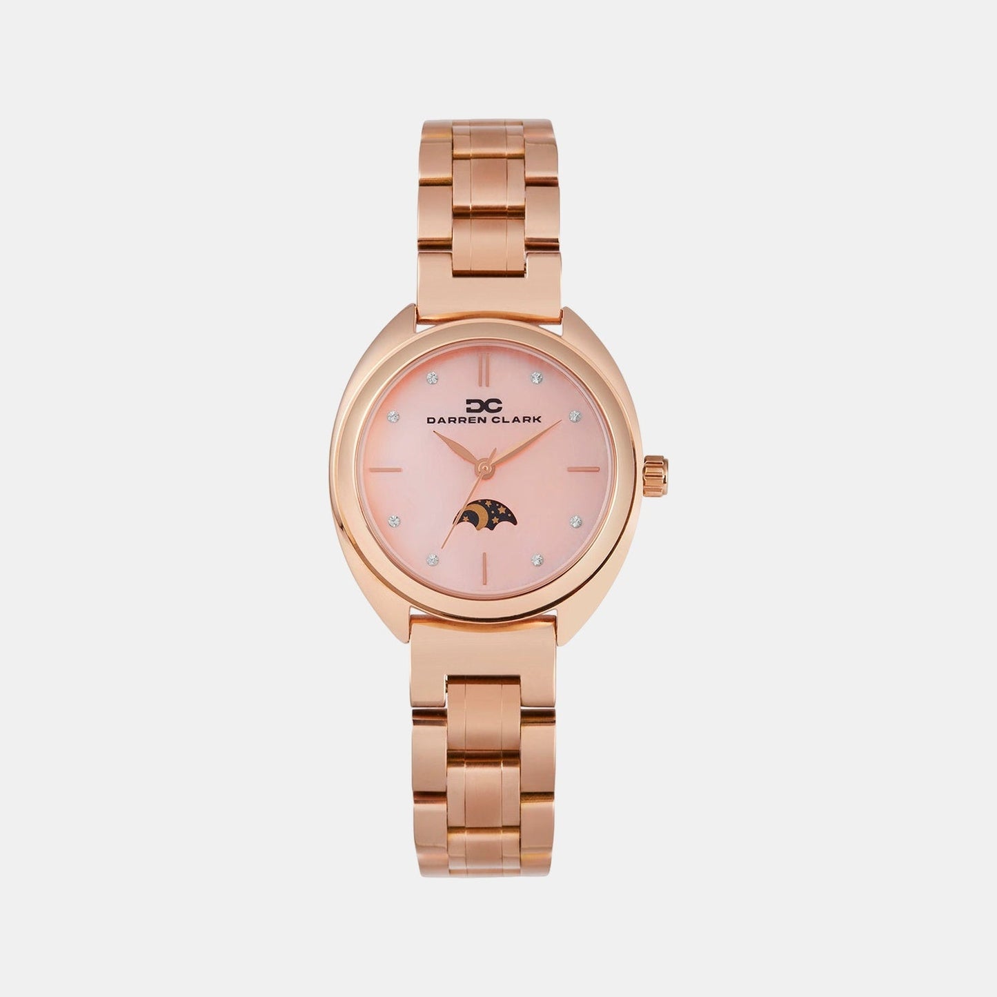 Women Quartz Mother Of Pearl Dial Analog Metal Watch 2011C-M0318