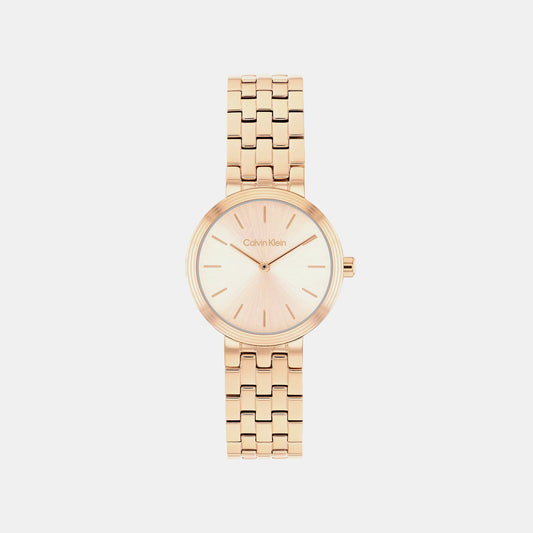 Forme Women Quartz Gold Dial Analog Stainless Steel Watch 25100185