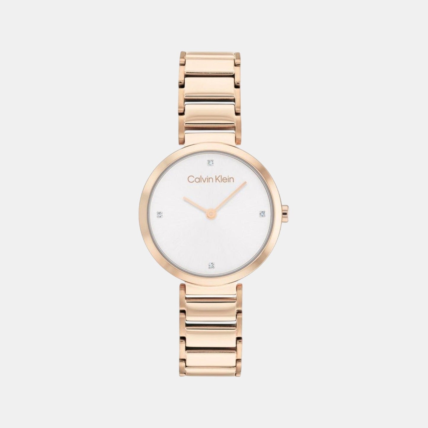 Minimalistic T Bar Women Quartz Grey Dial Analog Stainless Steel Watch 25200140