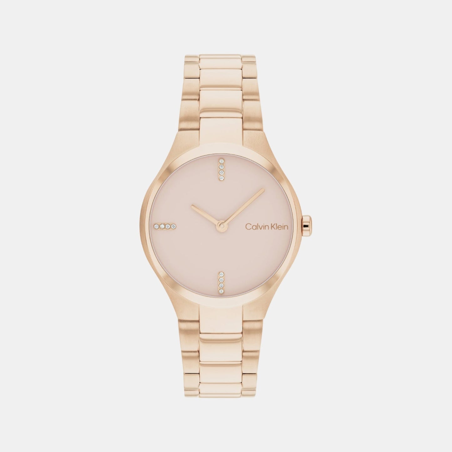 Admire Women Quartz Rose Gold Dial Analog Stainless Steel Watch 25200334