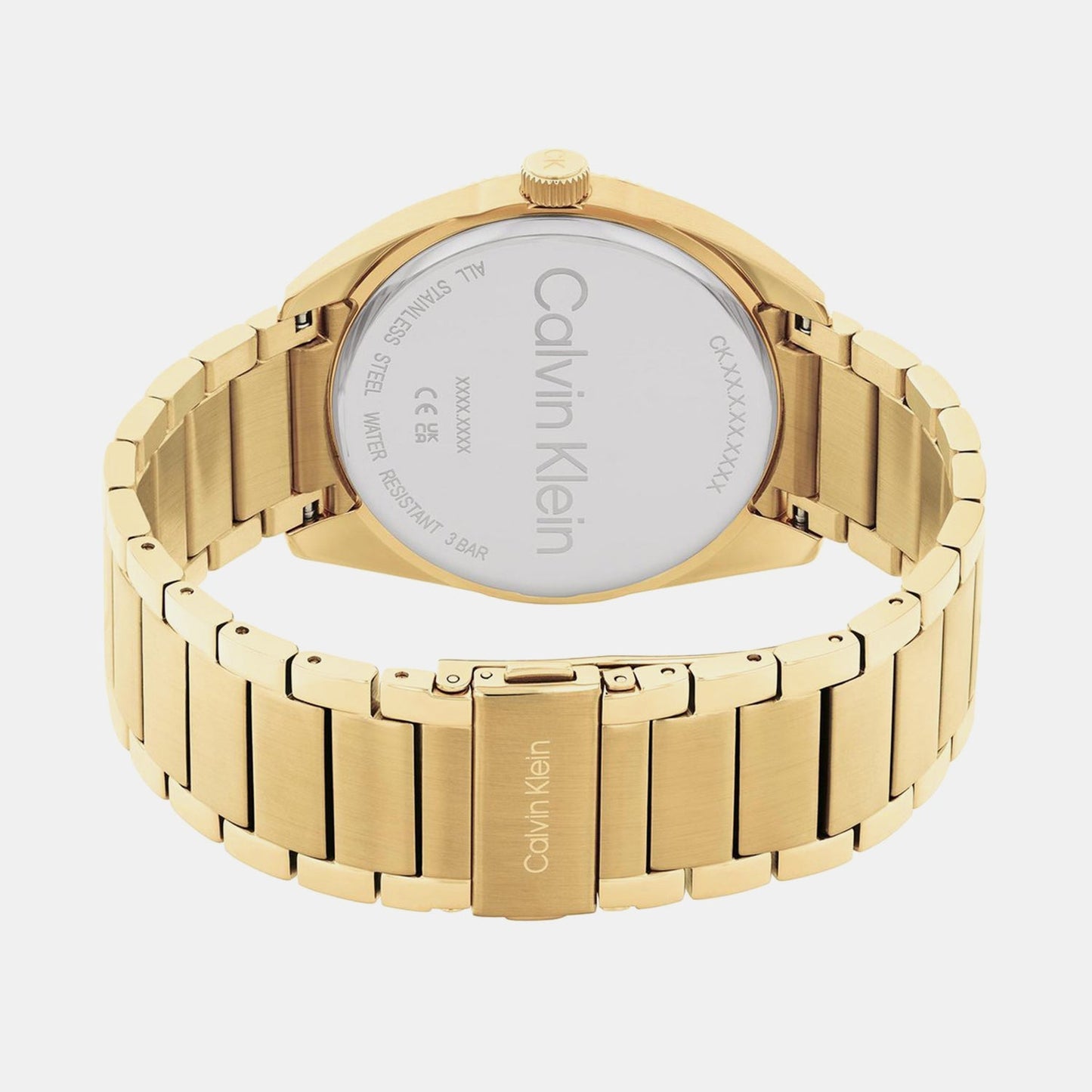 Progress Men Quartz Gold Dial Analog Stainless Steel Watch 25200447