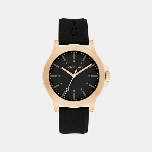 Ck Reset Men Quartz Grey Dial Analog Silicone Watch 25200481