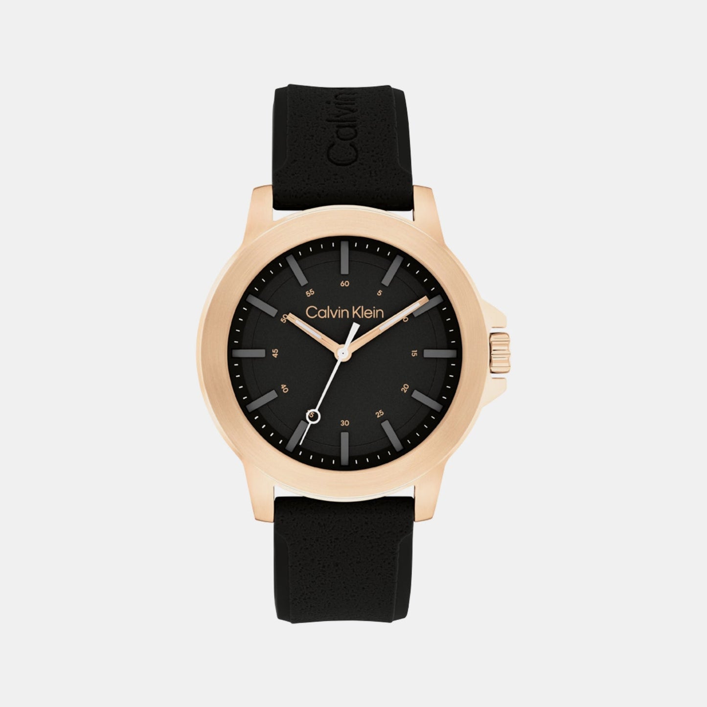Ck Reset Men Quartz Grey Dial Analog Silicone Watch 25200481