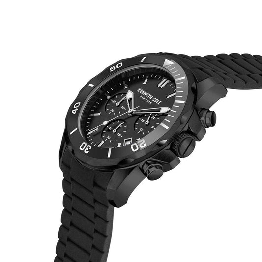 Kenneth Cole Analog Black Dial Men's Watch-KCWGO2105002MN
