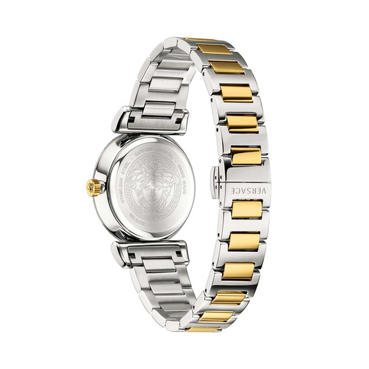 Versace VERE00518 V-Motif Round Analog Black Dial Ladies Watch