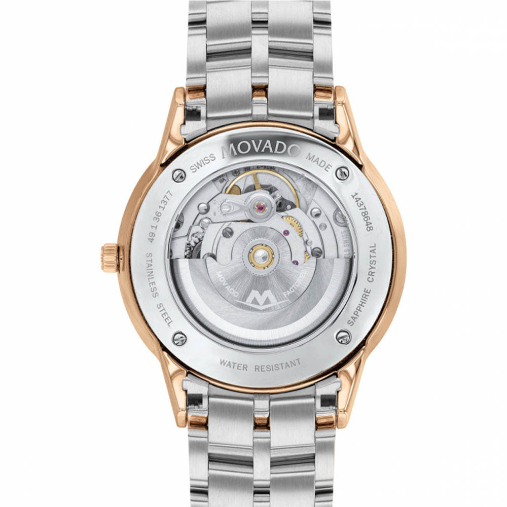 Movado 39.5mm Stainless Steel Automatic Men's Watch 0607464