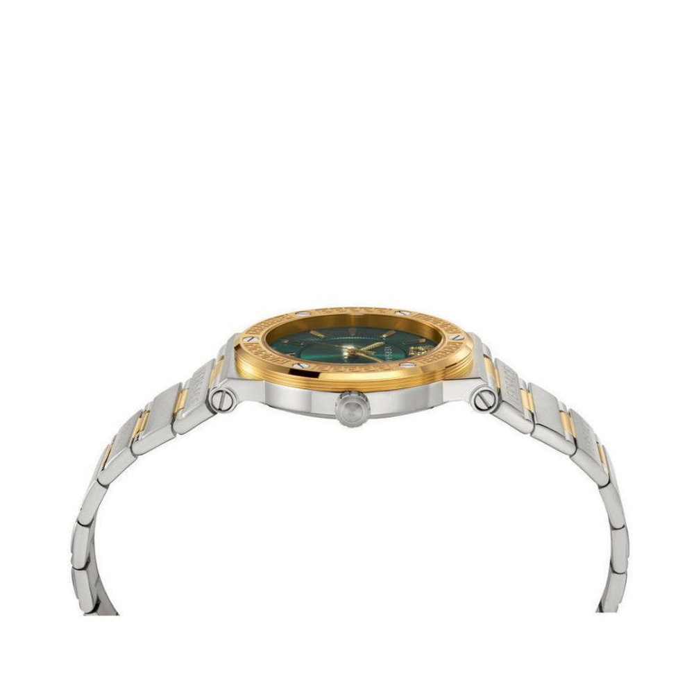 Versace Greca Logo Green Dial Analog Womnes Watch VEVH00720