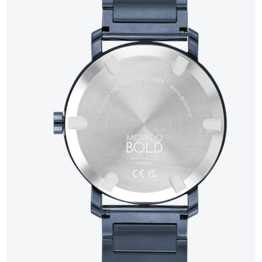 MOVADO BOLD EVOLUTION BLUE WATCH 3600797
