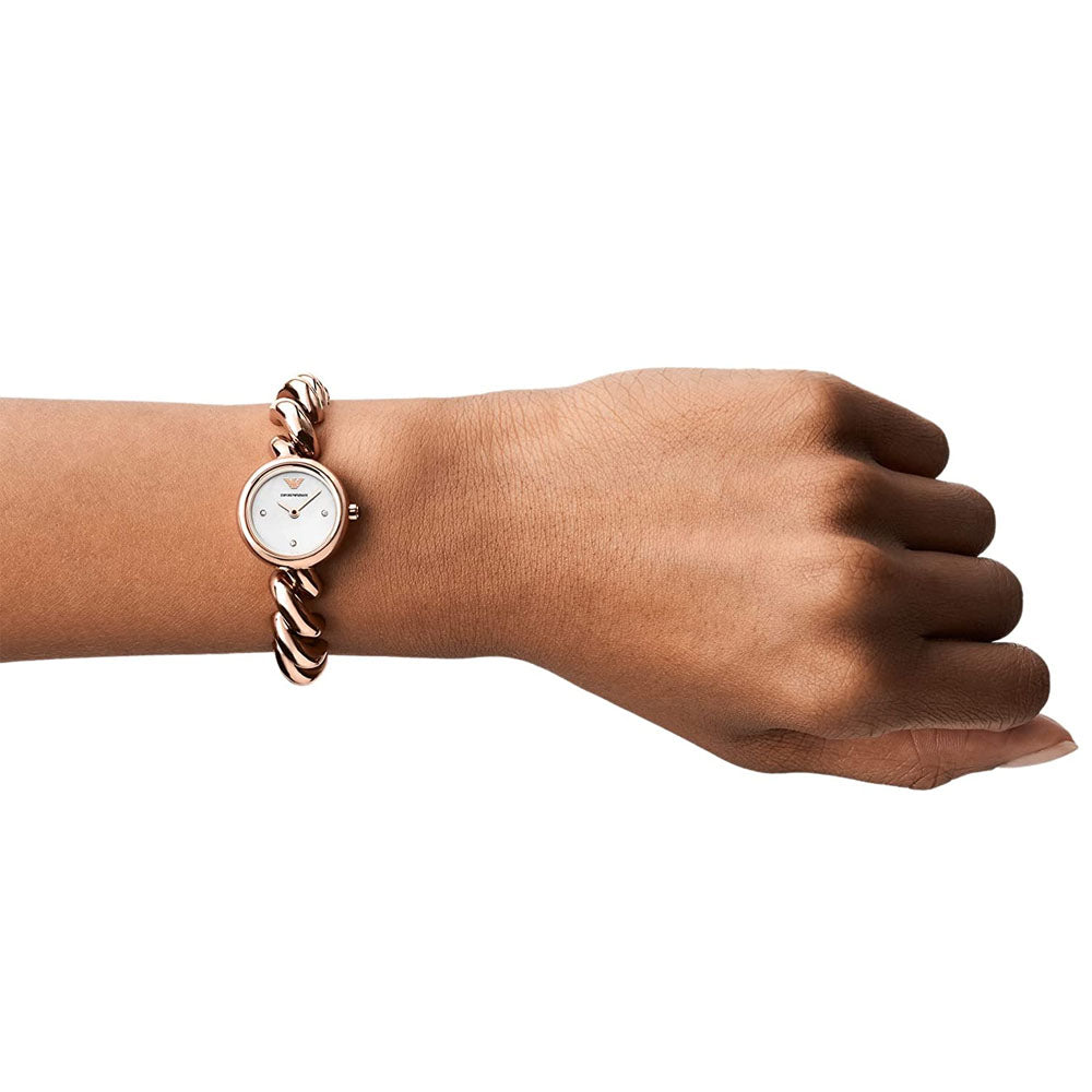 Emporio Armani Alessia Analog Mother Of Pearl Dial Women's Watch-AR11442