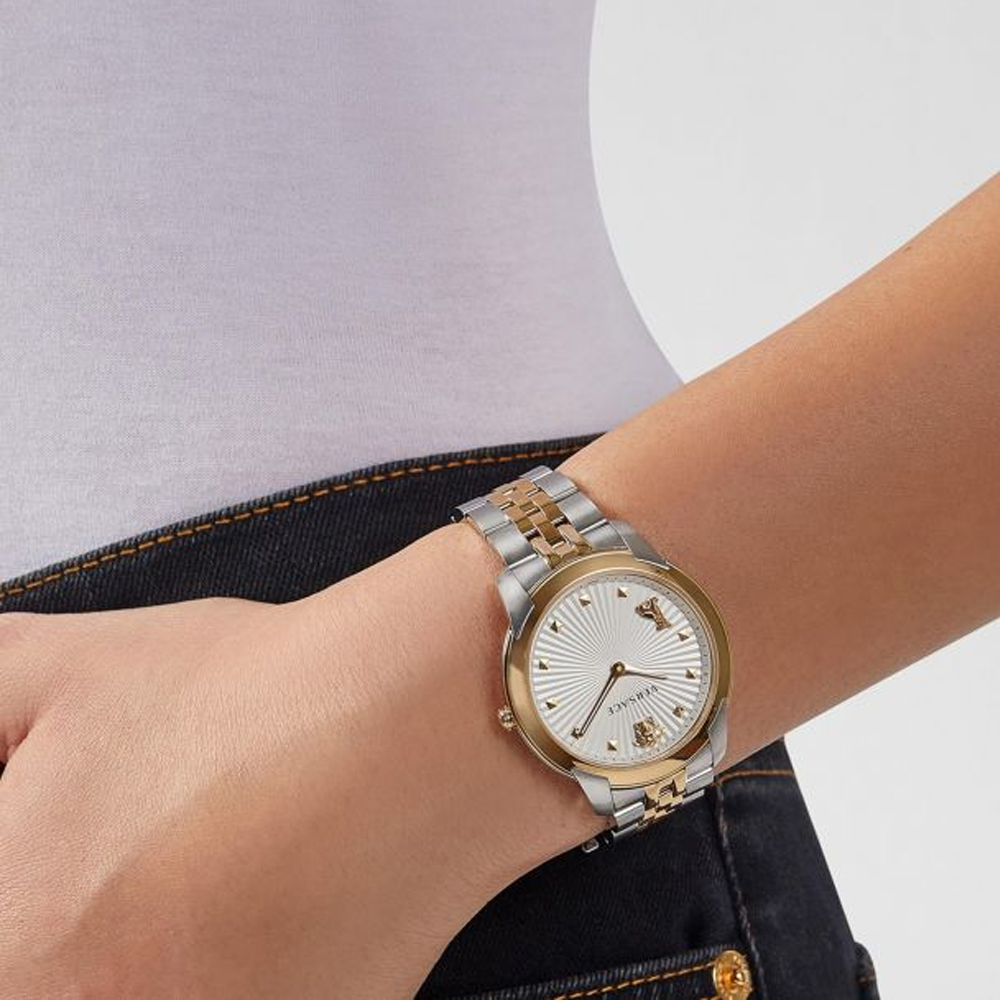 VERSACE VELR00519 Audrey Quartz Silver Dial Ladies Watch