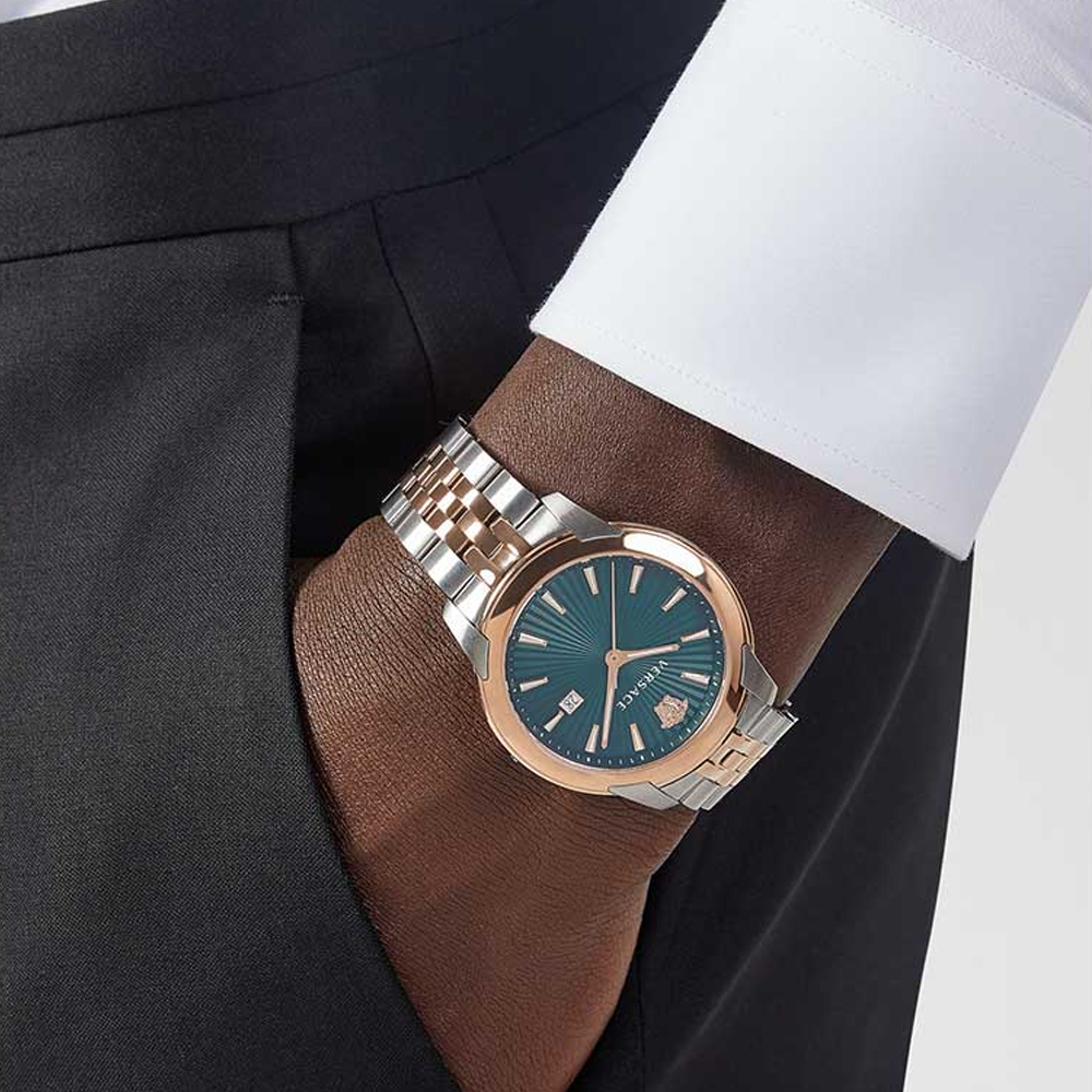 VERSACE VELQ00619 V-Urban Green Dial Watch For Men