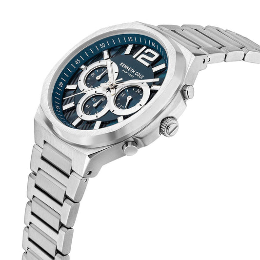 Kenneth Cole Analog Blue Dial Men's Watch-KCWGI2104901MN