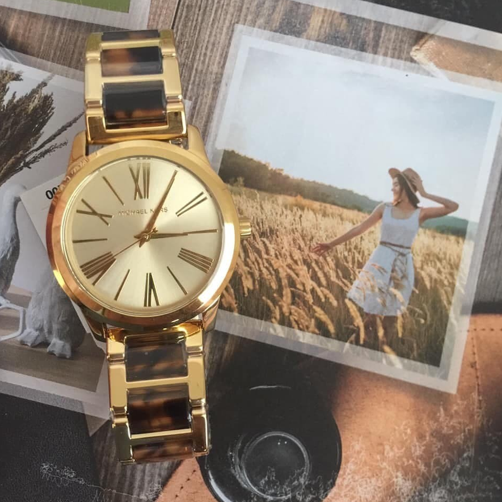 Michael Kors Hartman Gold Dial Analog Women Watch MK3711