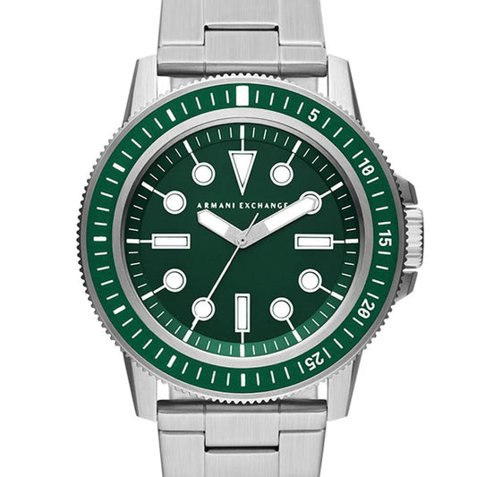 Armani Exchange Leonardo Analog Green Dial Men's Watch-AX1860