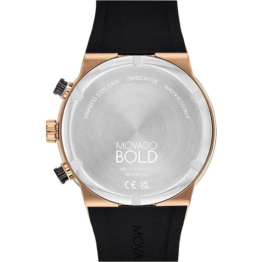 MOVADO 3600854 Chronograph With Leather Strap Watch For Men's