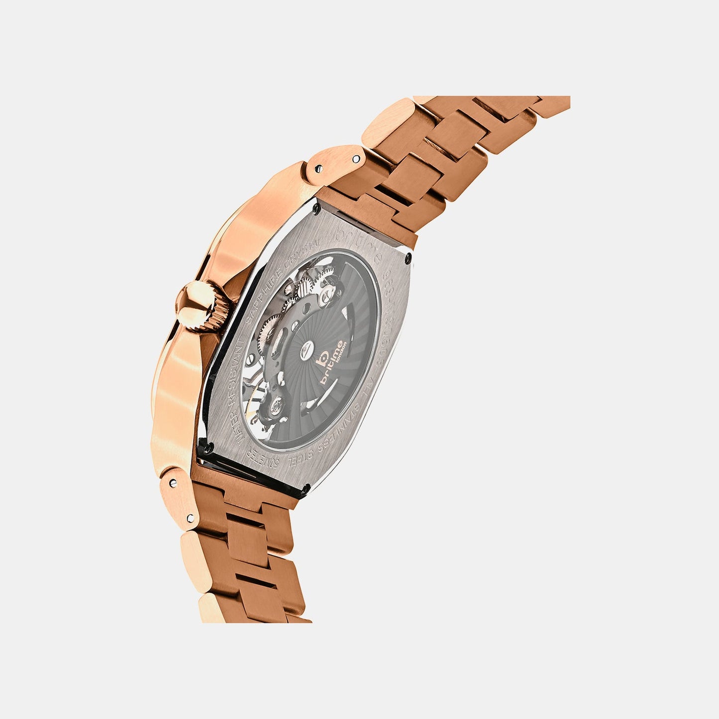 Monarch Men Automatic Brown Dial Analog Stainless Steel Watch 969-M30603