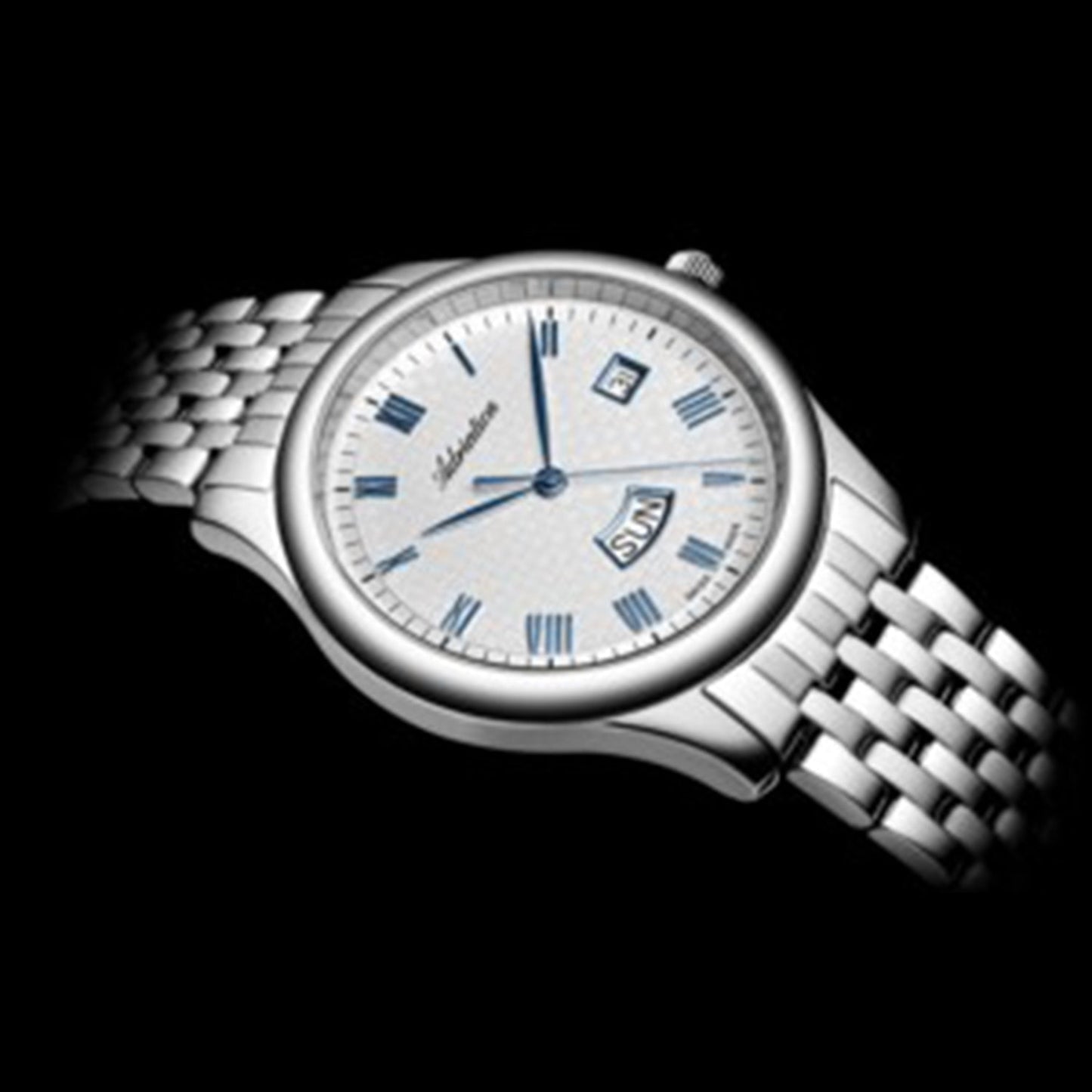 Premiere Men Quartz Silver Dial Analog Stainless Steel Watch A1025.51B3Q