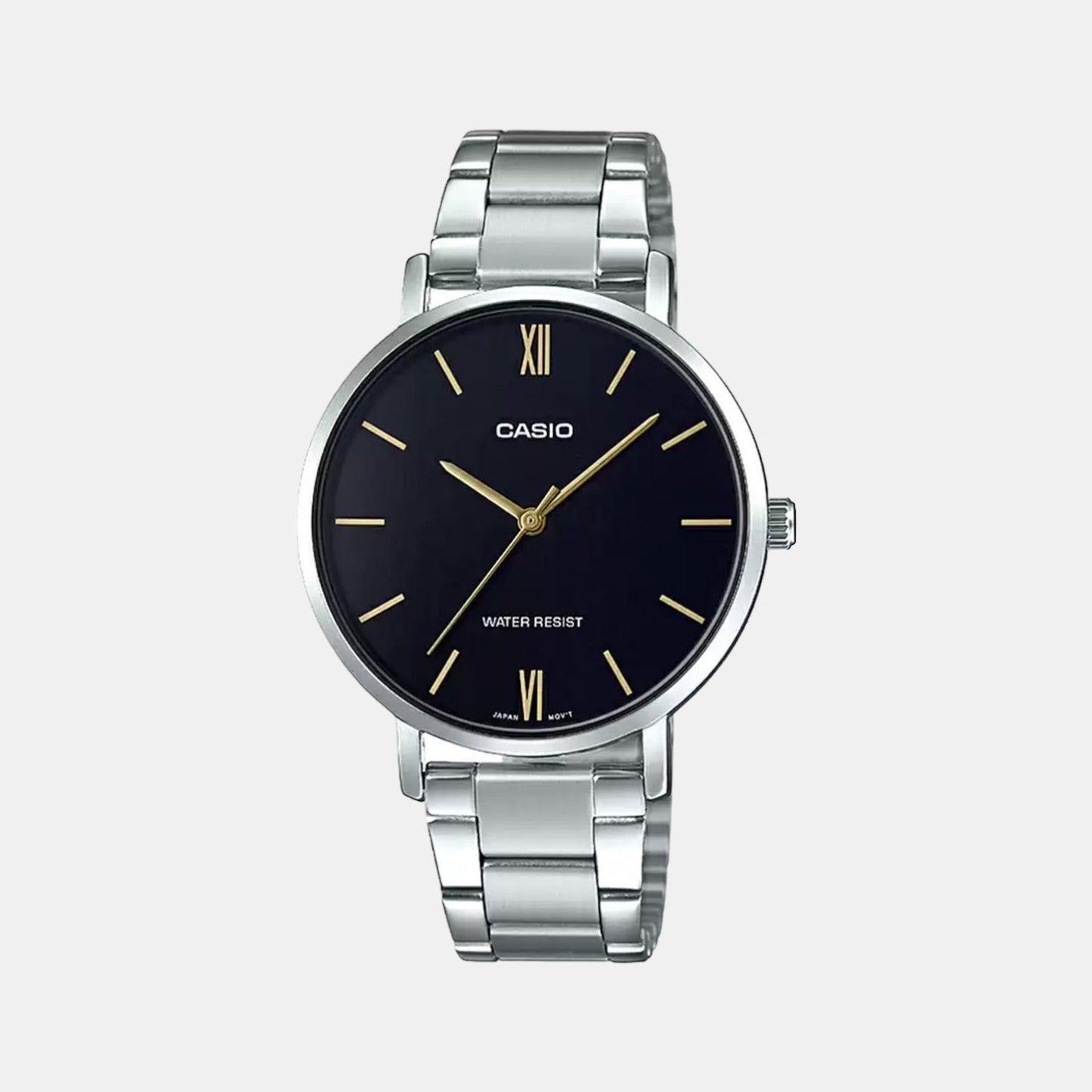 Enticer Women Quartz Black Dial Analog Stainless Steel Watch A1622