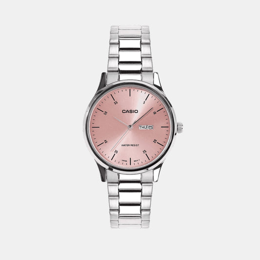Enticer Women Quartz Rose Gold Dial Analog Stainless Steel Watch A2505