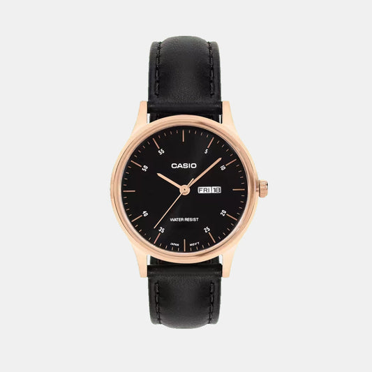 Women Quartz Black Dial Analog Leather Watch A2510