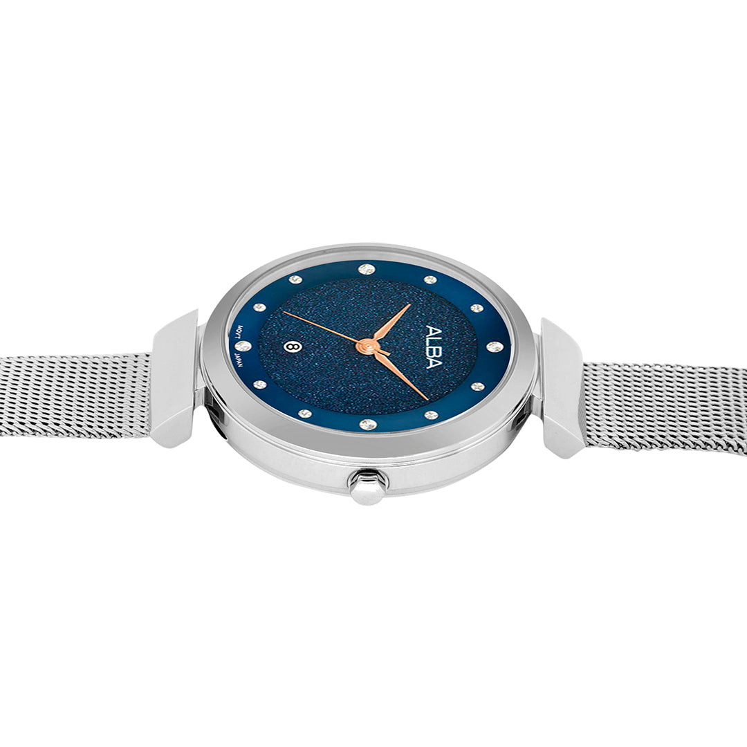 AH7CA3X1 Blue Shimmer Ladies Watch