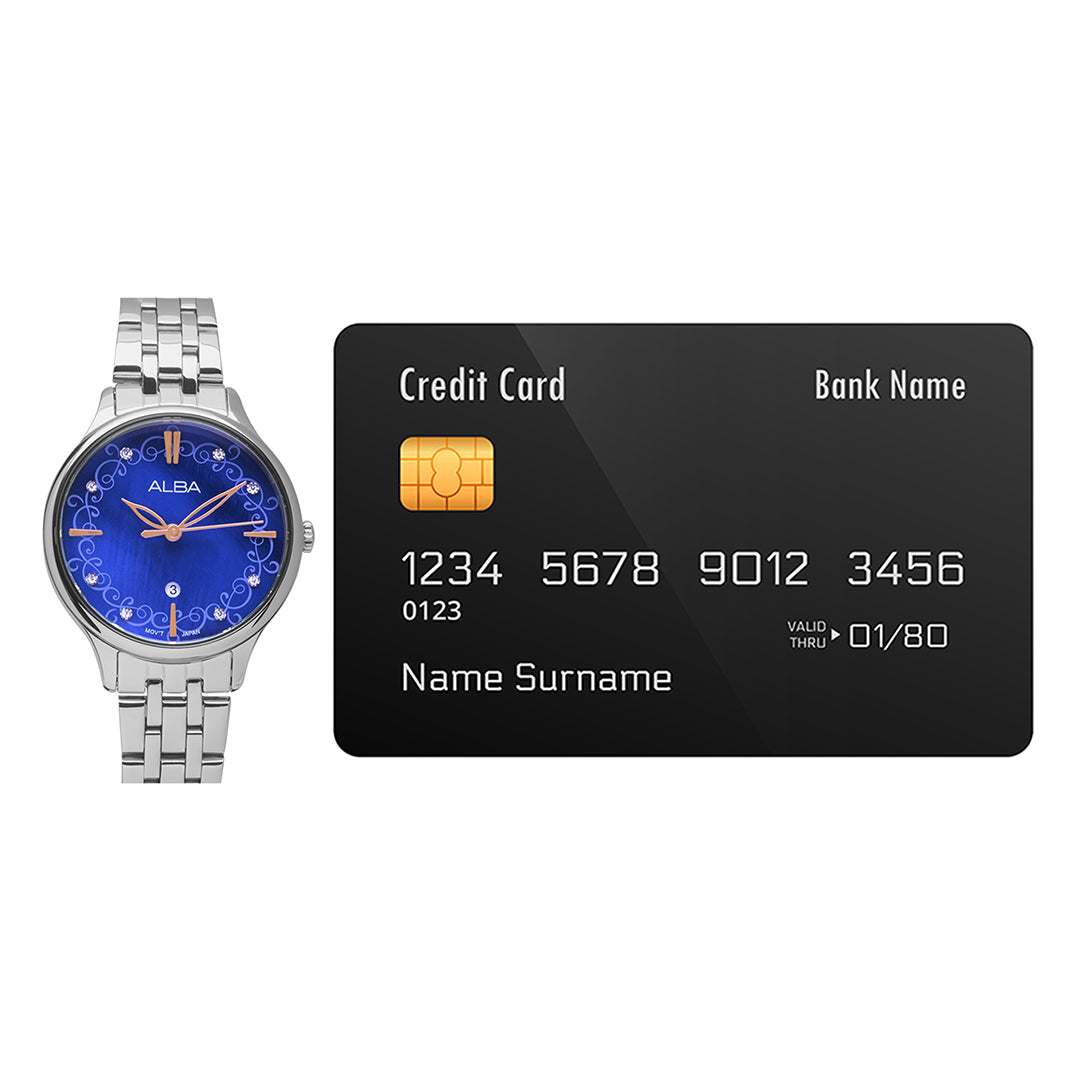 AH7CR5X1 Blue MOP Patterned Dial