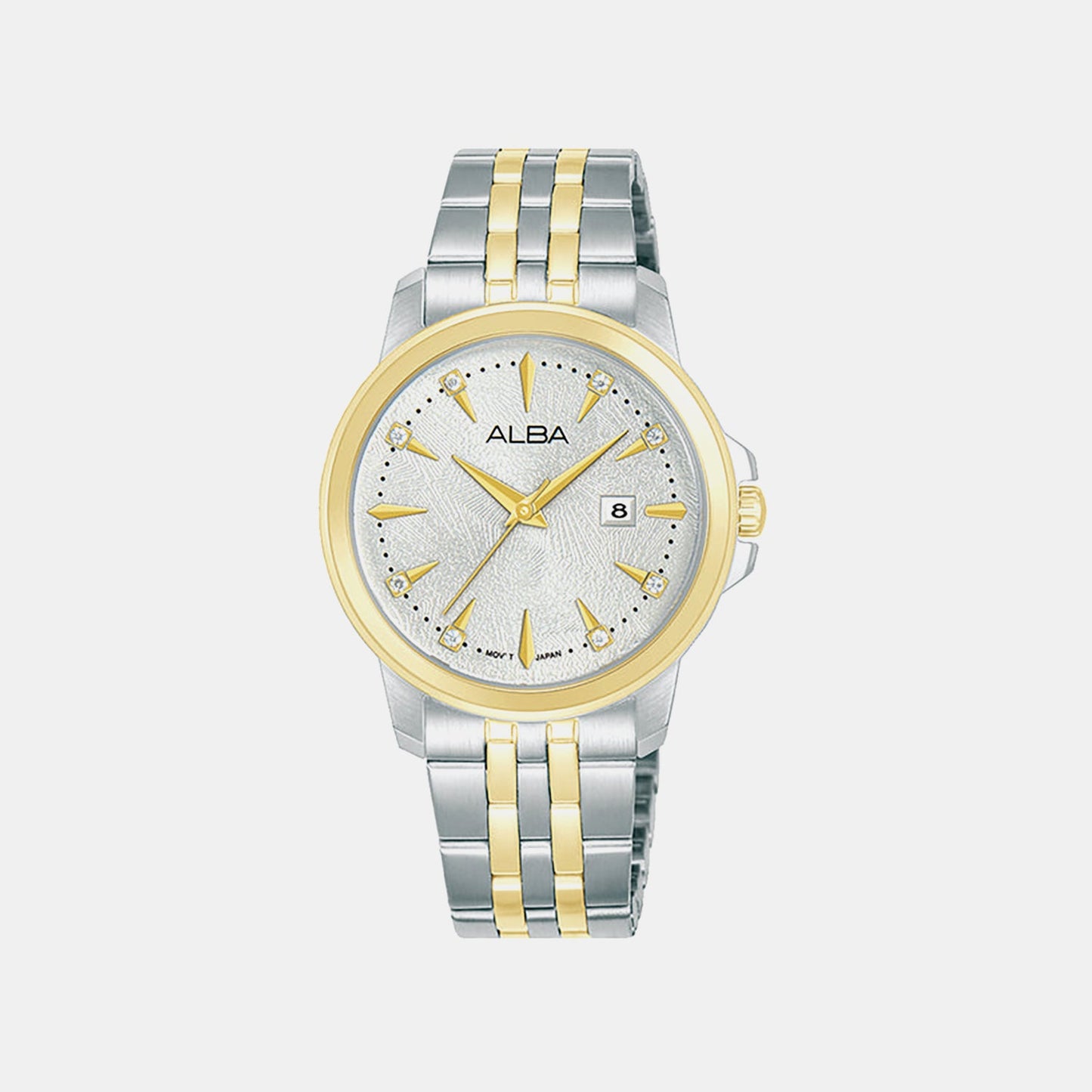 Classic Lumi Women Quartz Silver Dial Analog Stainless Steel Watch AH7EX6X1
