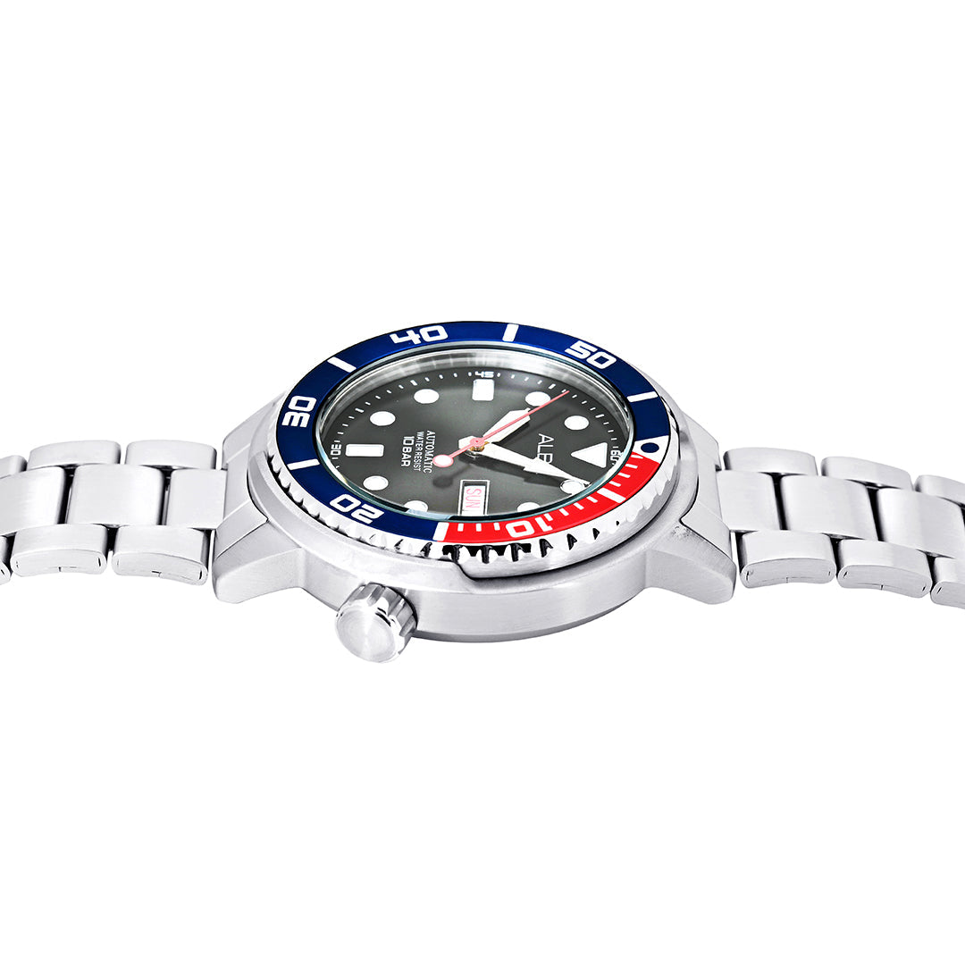 AL4247X1 Blue-Red Rotating Bezel Automatic Watch