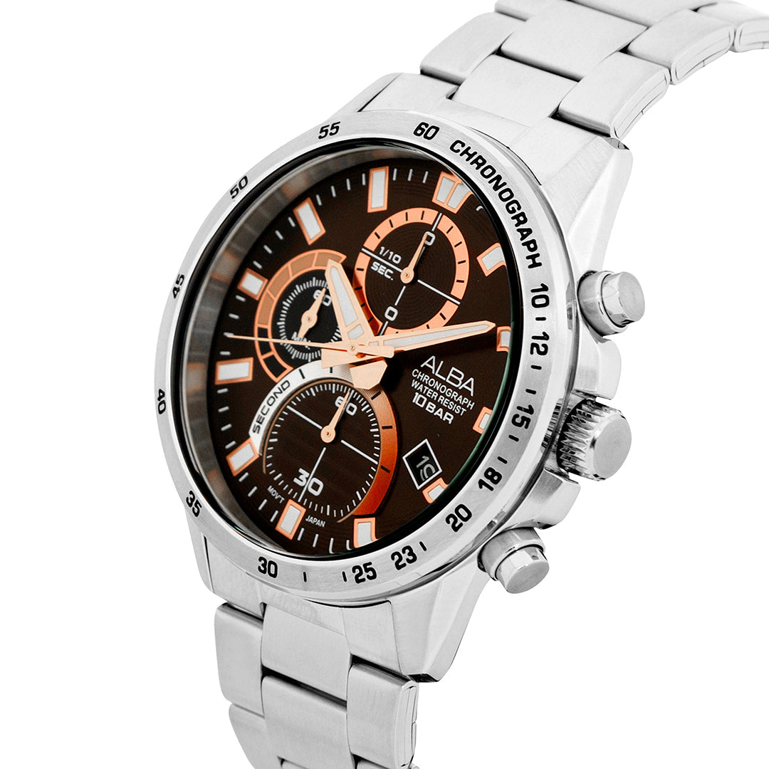 AM3967X1 Walnut Brown Chronograph Watch