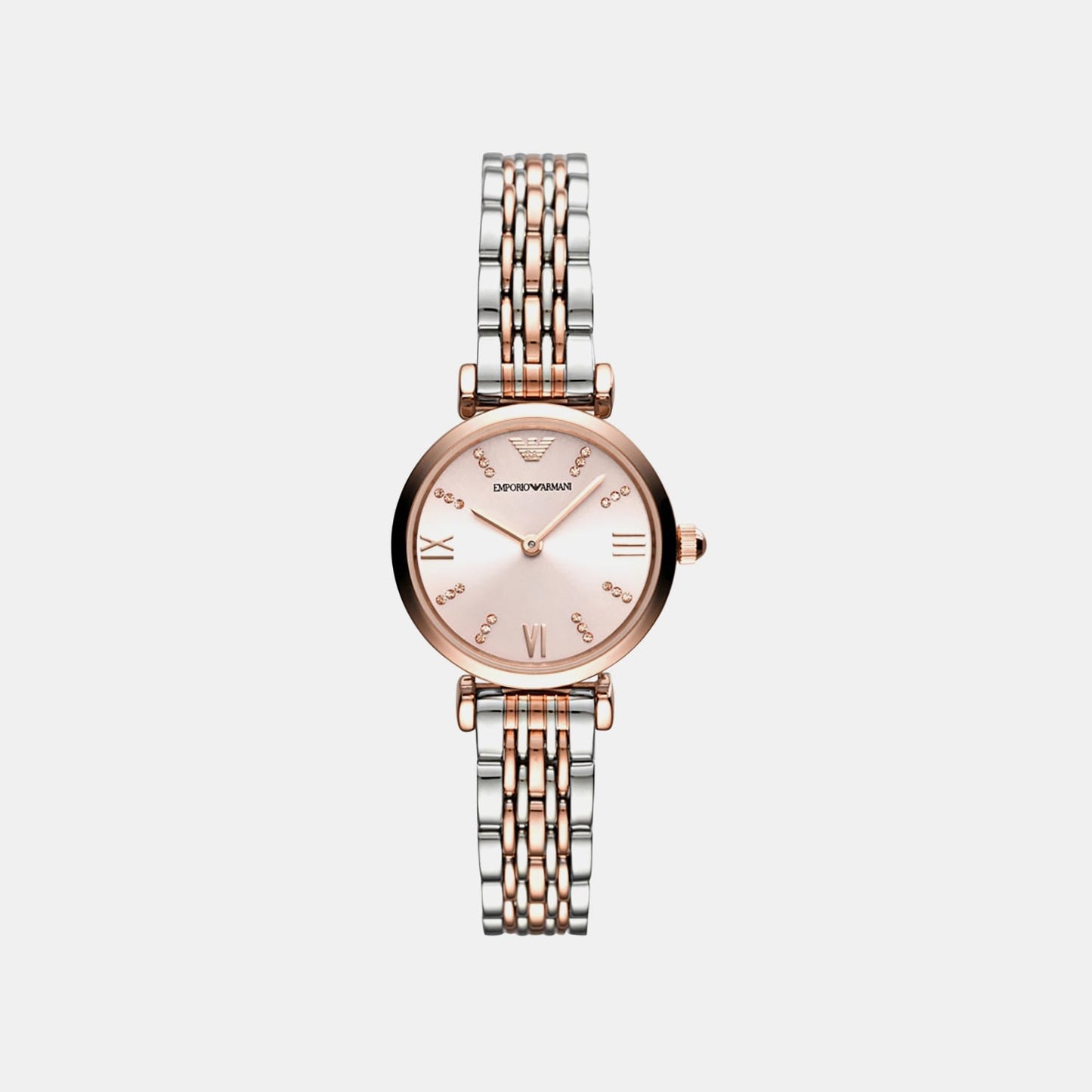 Gianni T-Bar Women Quartz Pink Dial Analog Stainless Steel Watch AR11223