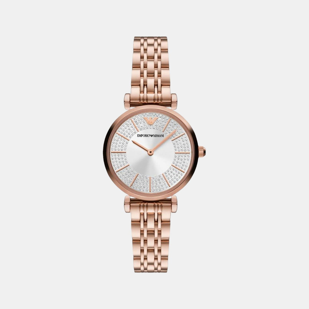 Gianni T-Bar Women Quartz Silver Dial Analog Stainless Steel Watch AR11446