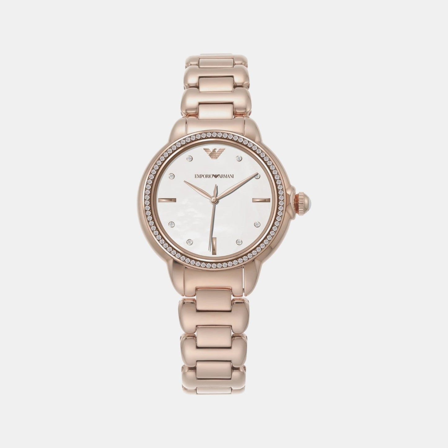 Na Women Quartz White Dial Analog Stainless Steel Watch AR11523