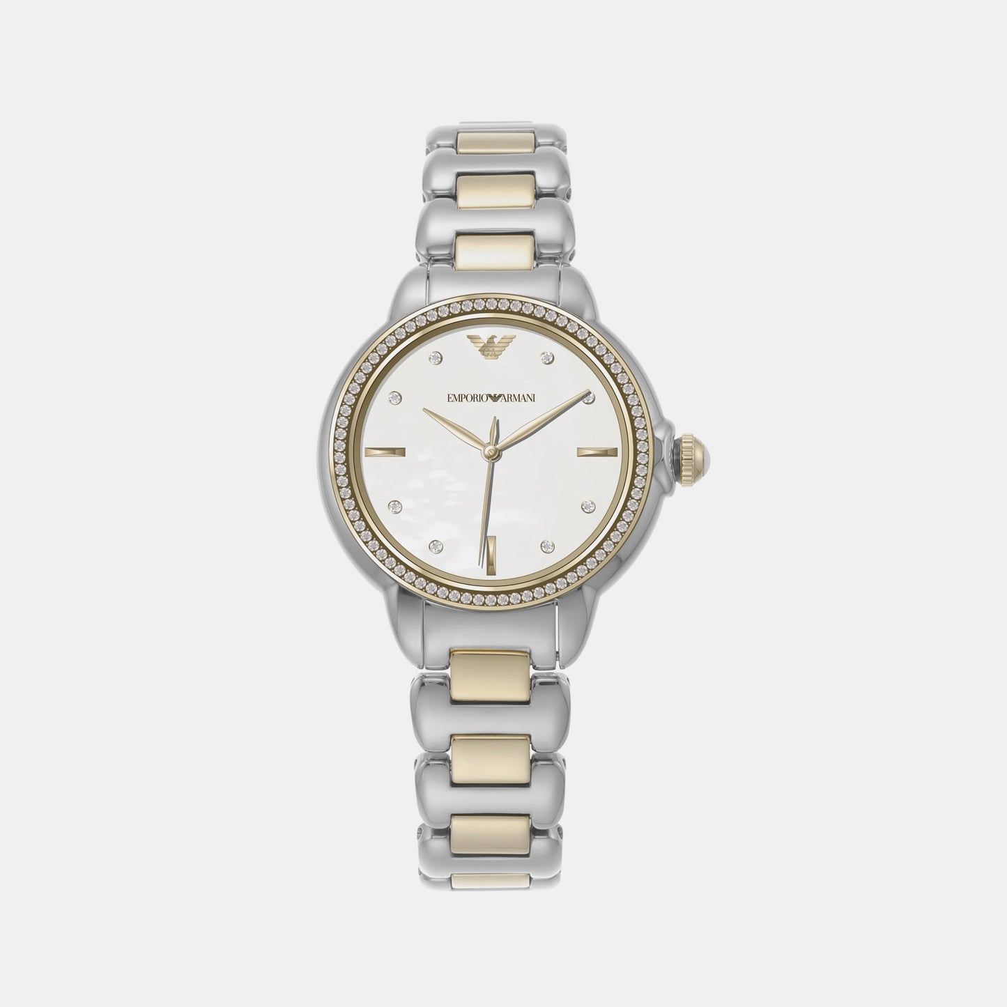 Na Women Quartz Gold Dial Analog Stainless Steel Watch AR11524